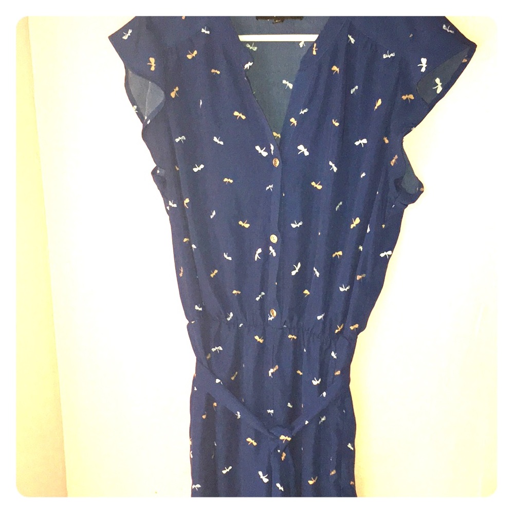 Navy blue jumpsuit